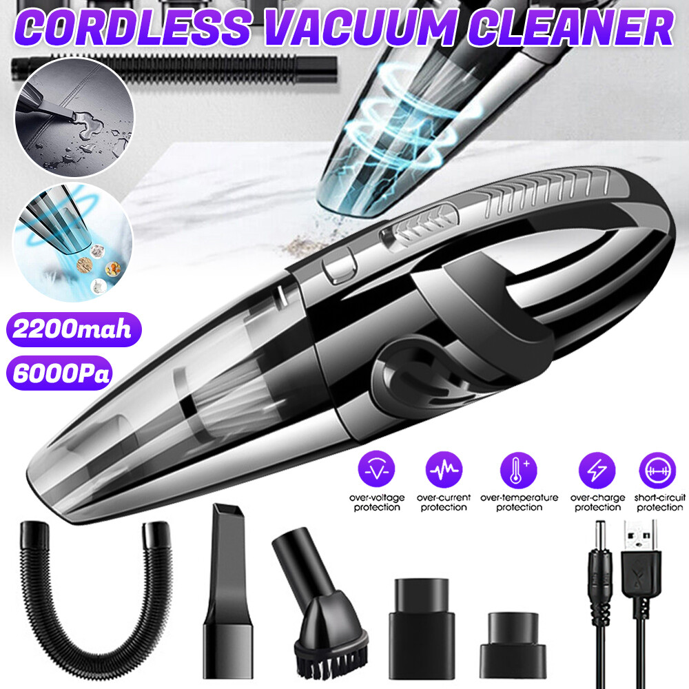 Powerful Car Vacuum Cleaner Portable Wet&Dry Handheld strong Suction Car Vacuum gallery