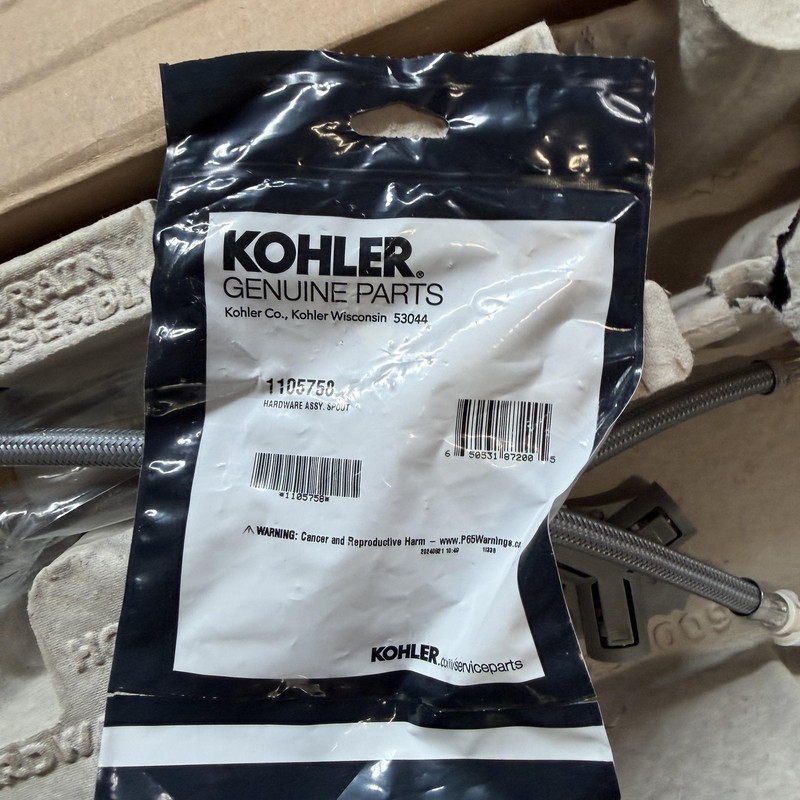 Kohler 72759-SN Artifacts Widespread Bathroom Faucet w/o Handles, Pop-Up Drain gallery