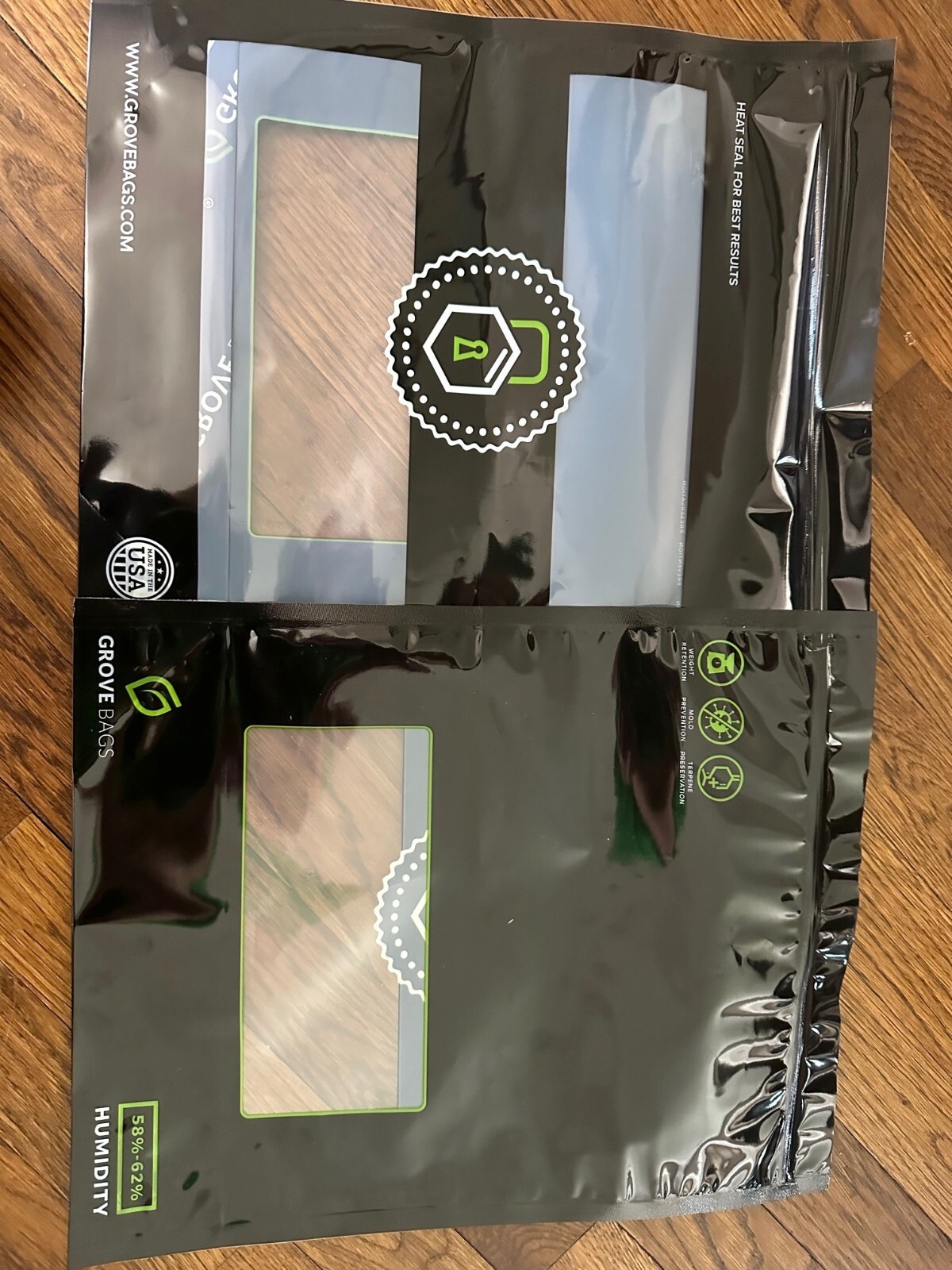 Grove Bags - TerpLoc Technology ~1 Half Pound 1/2 Lb Bag - 8 Oz. gallery
