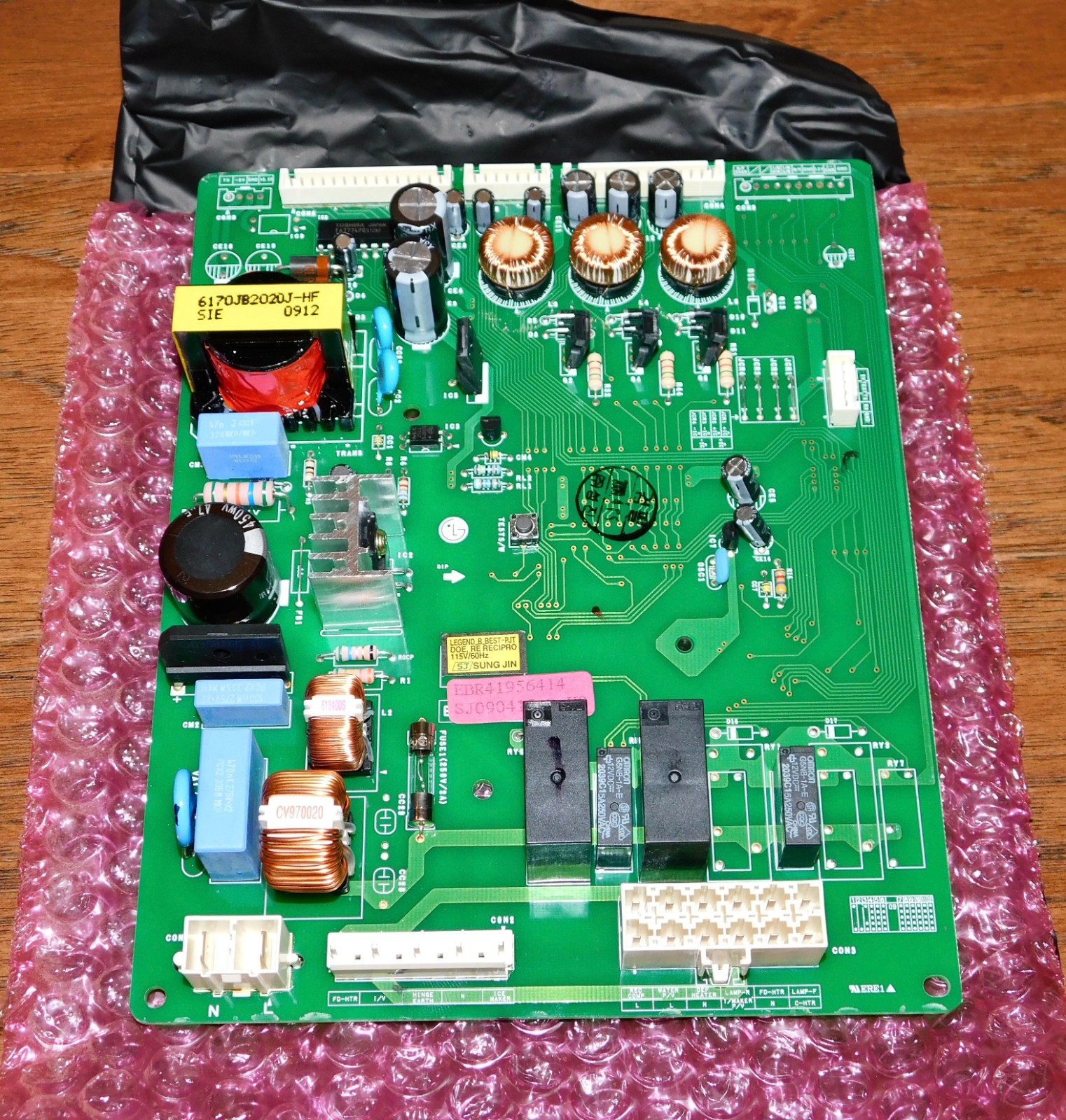 LG Refrigerator Main Control Board EBR41956414 Part gallery
