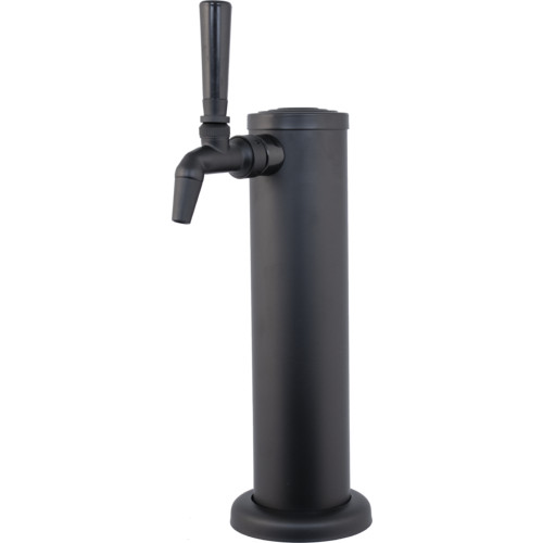 KOMOS® Matte Black Single Draft Tower With NukaTap Faucets w/ Duotight Fittings gallery