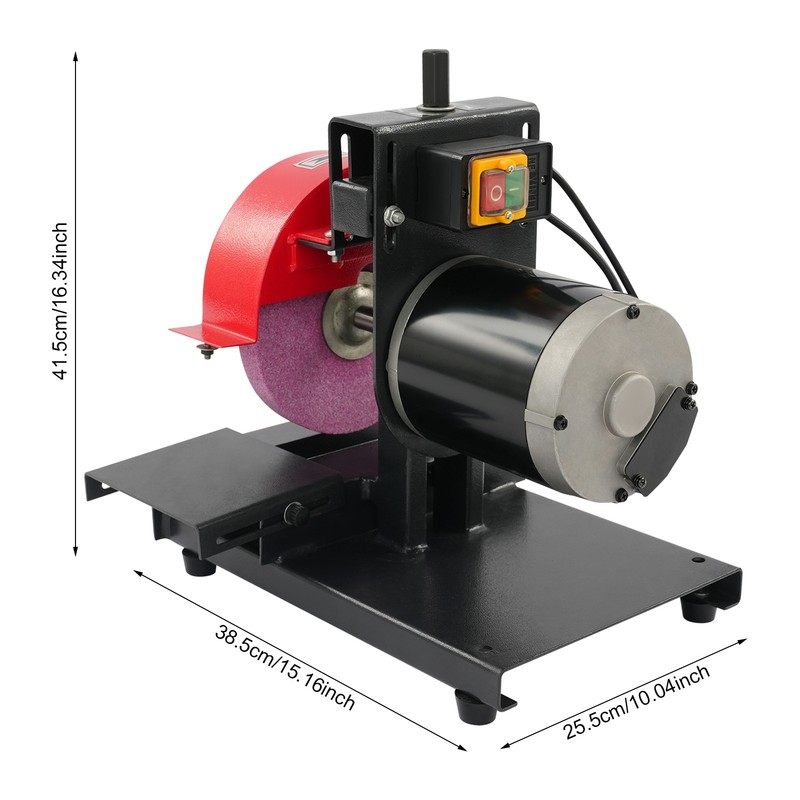 Adjustable Lawn Mower Blade Sharpener & Grinder, Heavy Duty, 1/3 HP Motor, 375W gallery