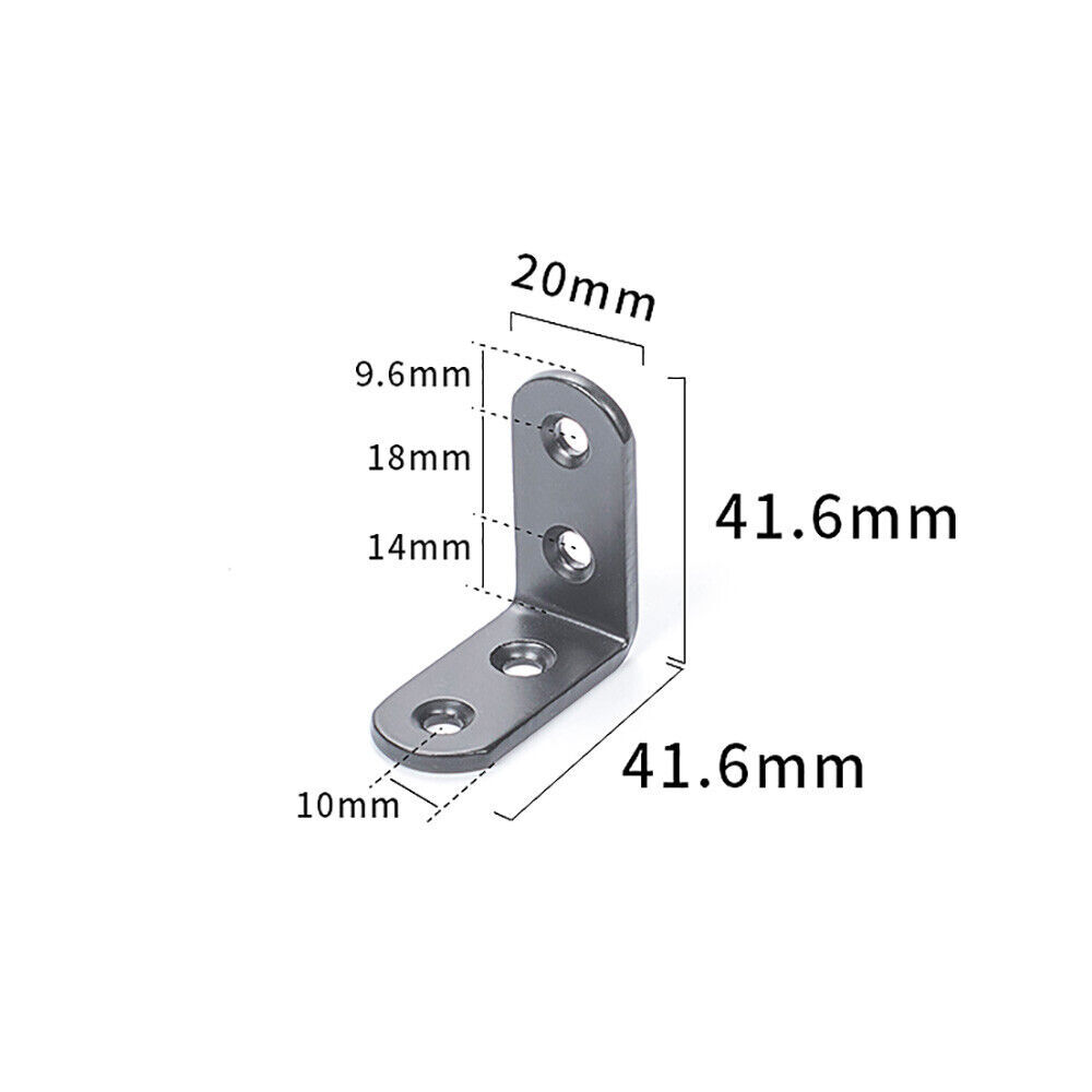 90 Degree Corner Connecting fastener L Brackets Corner Brace Right Angle Bracket gallery