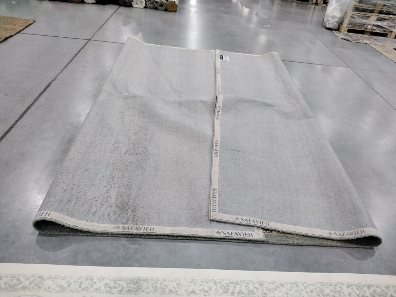 GREY BLUE / BEIGE 11' X 15' Back Stain Rug, Reduced Price 1172736463 AT822A-1115 gallery