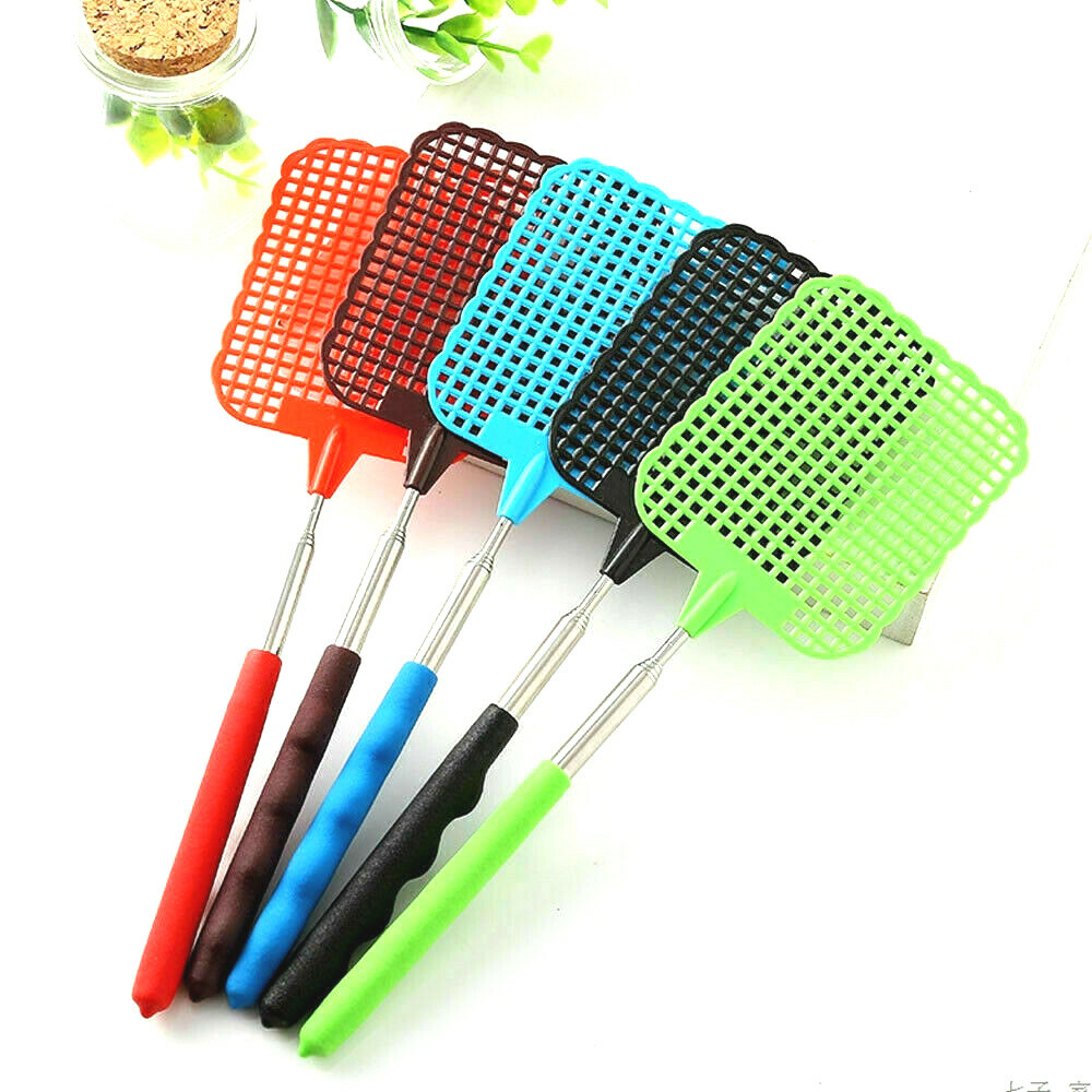 5 pack Extendable Fly Swatter Telescopic Long Reach Bug MOSQUITO Killer gallery