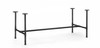 Black Pipe Table Frame Kit 3/4” X 78” long X 22” wide X 27” tall gallery