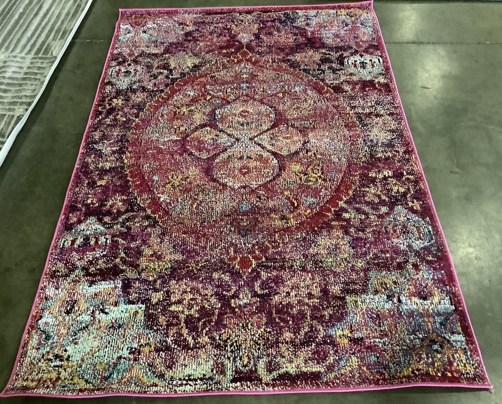 FUCHSIA / PURPLE 4'-0" x 6'-0" Back Stain Rug Reduced Price 1172674461 CRS512S-4 gallery