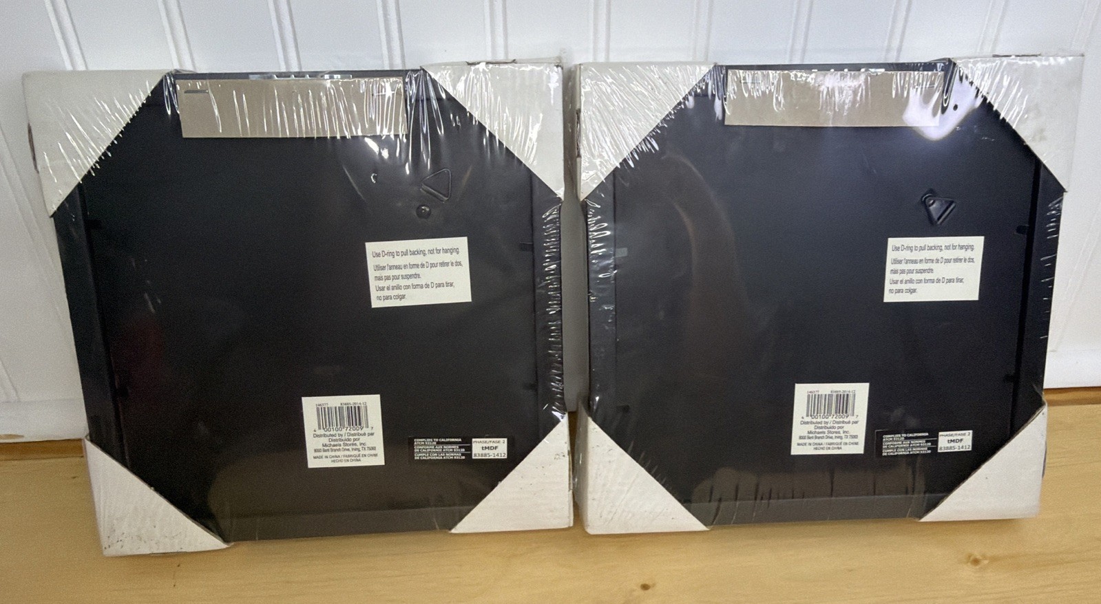 2 Pack Studio Decor Shadowbox 8 X 8 Inches Back Loading Black gallery