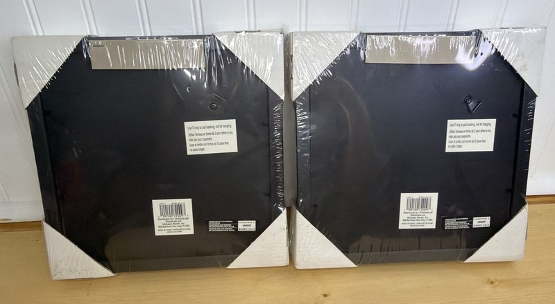 2 Pack Studio Decor Shadowbox 8 X 8 Inches Back Loading Black gallery