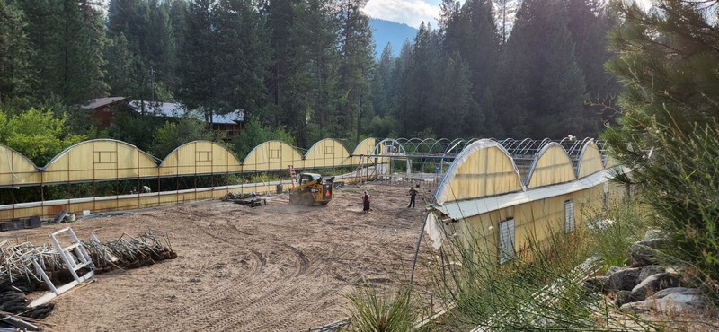 Greenhouse Frame Disassembled, Includes Several Accessories gallery