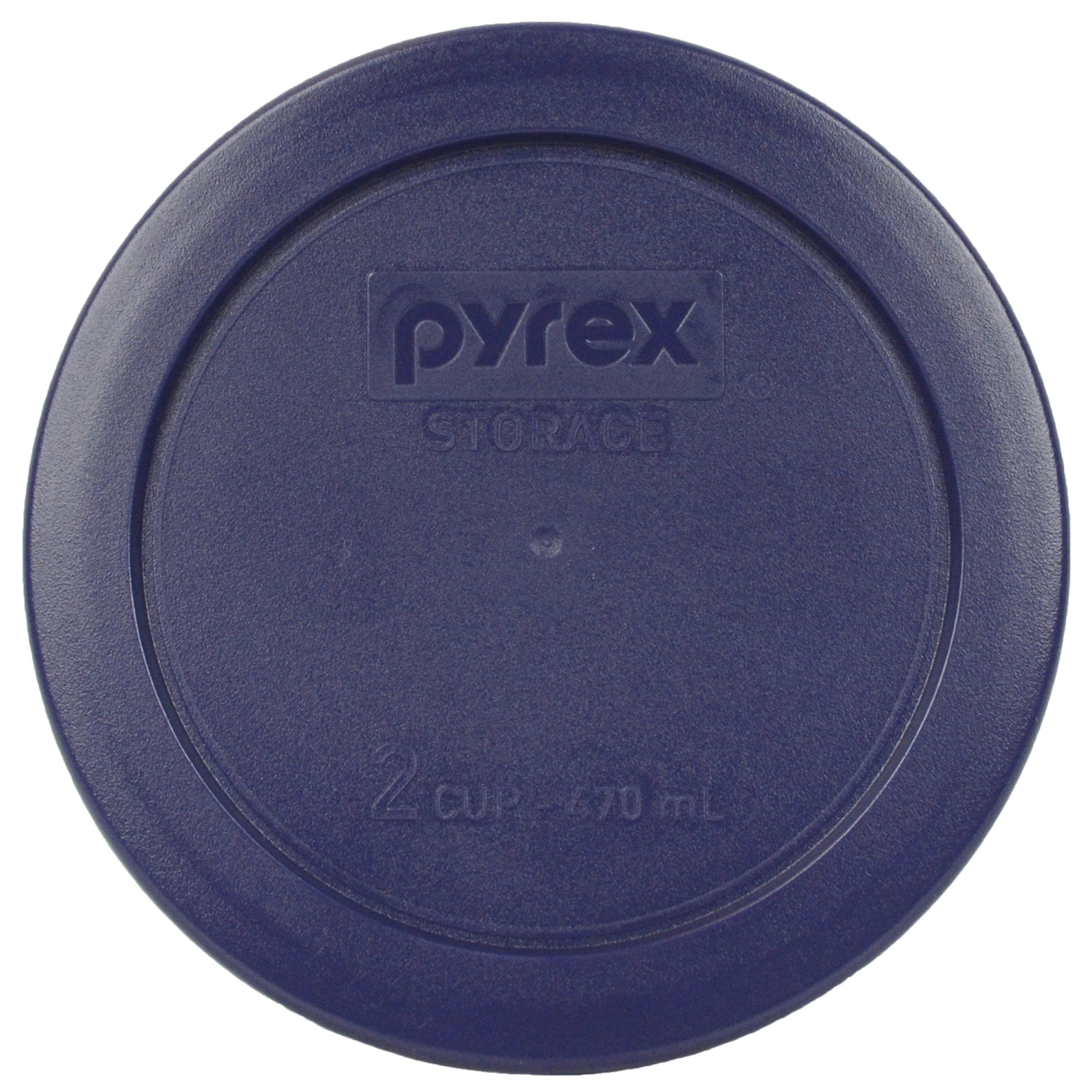 Pyrex 7200-PC Blue Plastic Storage Replacement Lid Cover, Made in USA (2-Pack) gallery