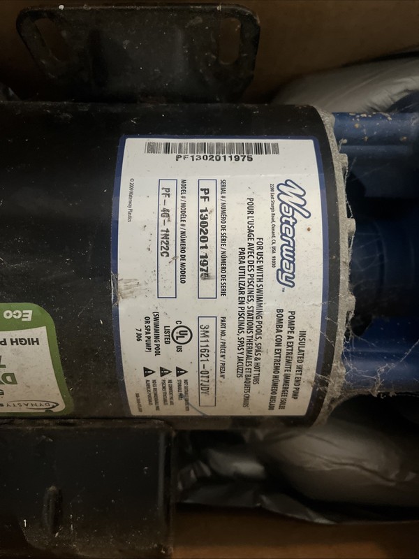 Executive 56-Frame Single-Speed Spa Pump, 2in. Intake and Discharge - 3M116211 gallery