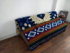 EXTRA LARGE SOFT WARM ALPACA BLANKET THROW SOUTHWEST PATTERN 75″ X 90″