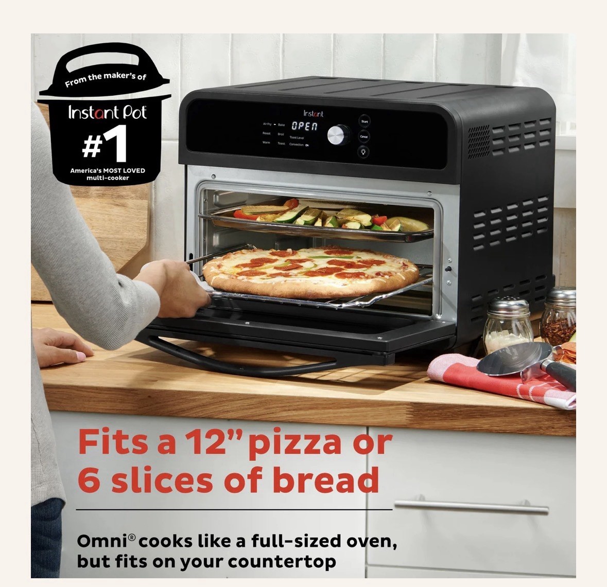 🔥🔥 Instant Omni 19QT / 18L Toaster Oven Air Fryer 7-in-1 Functions, NEW IN BOX gallery