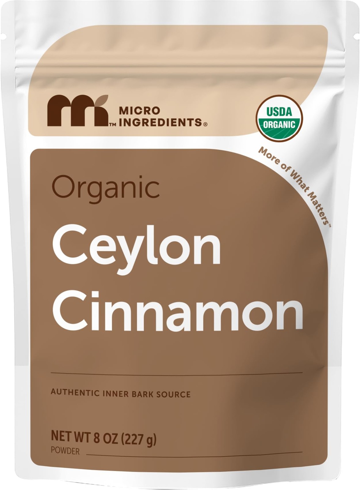 Micro Ingredients Organic Ceylon Cinnamon Powder, 8 oz | 8 Ounce (Pack of 1) gallery