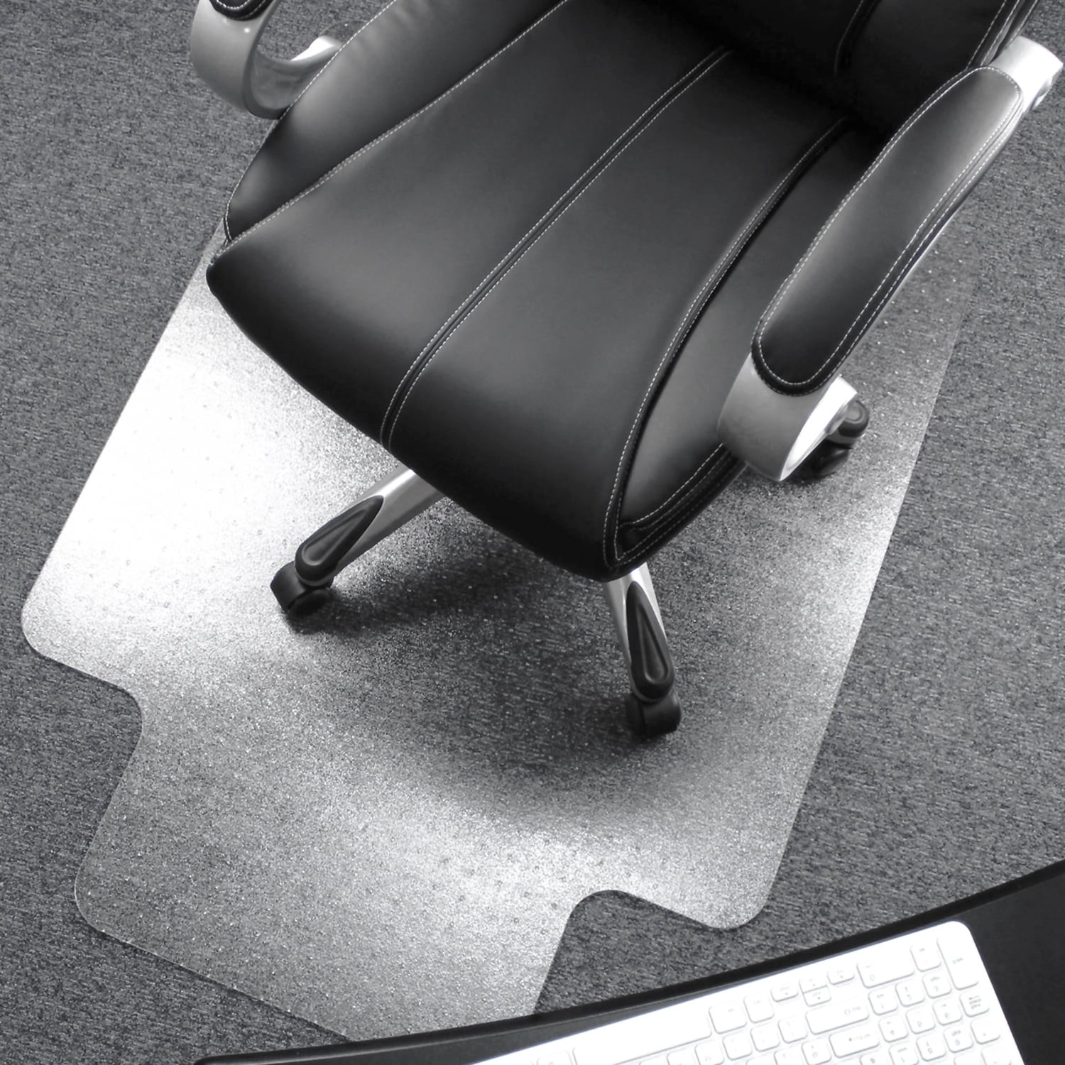 Office Chair Mat Computer Desk Chair Mat for Carpet Floor w/Extended Lip 36"x48" gallery