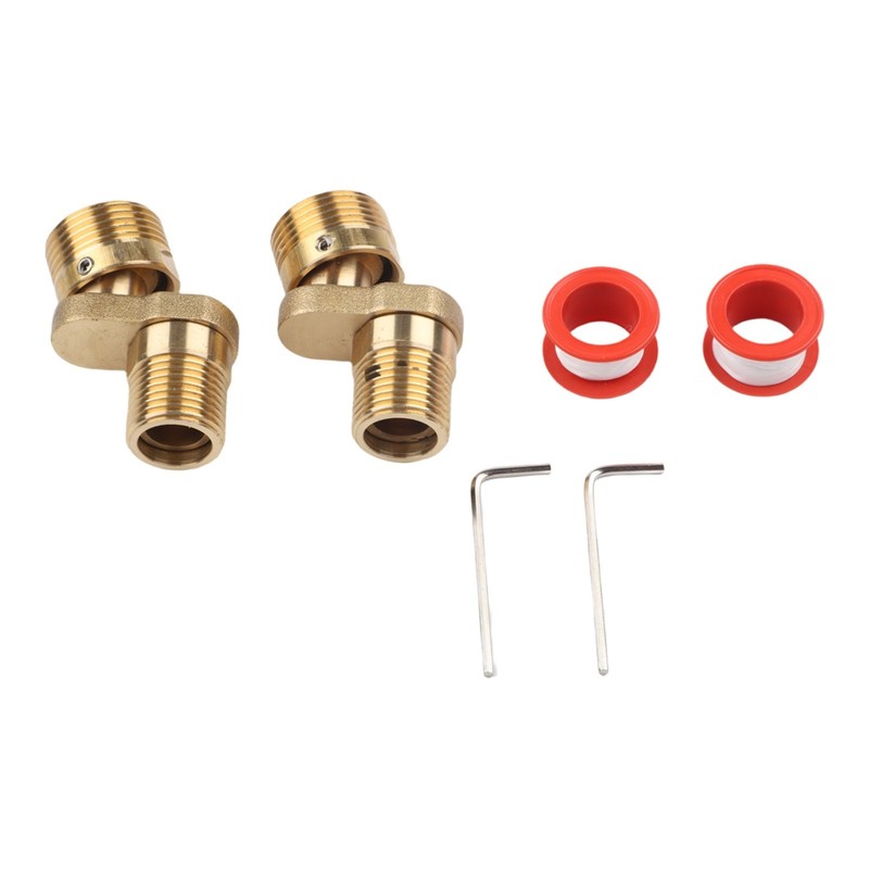 360 Degree Rotating Adjustable Copper Shower Faucet with Flexible Leg Length gallery