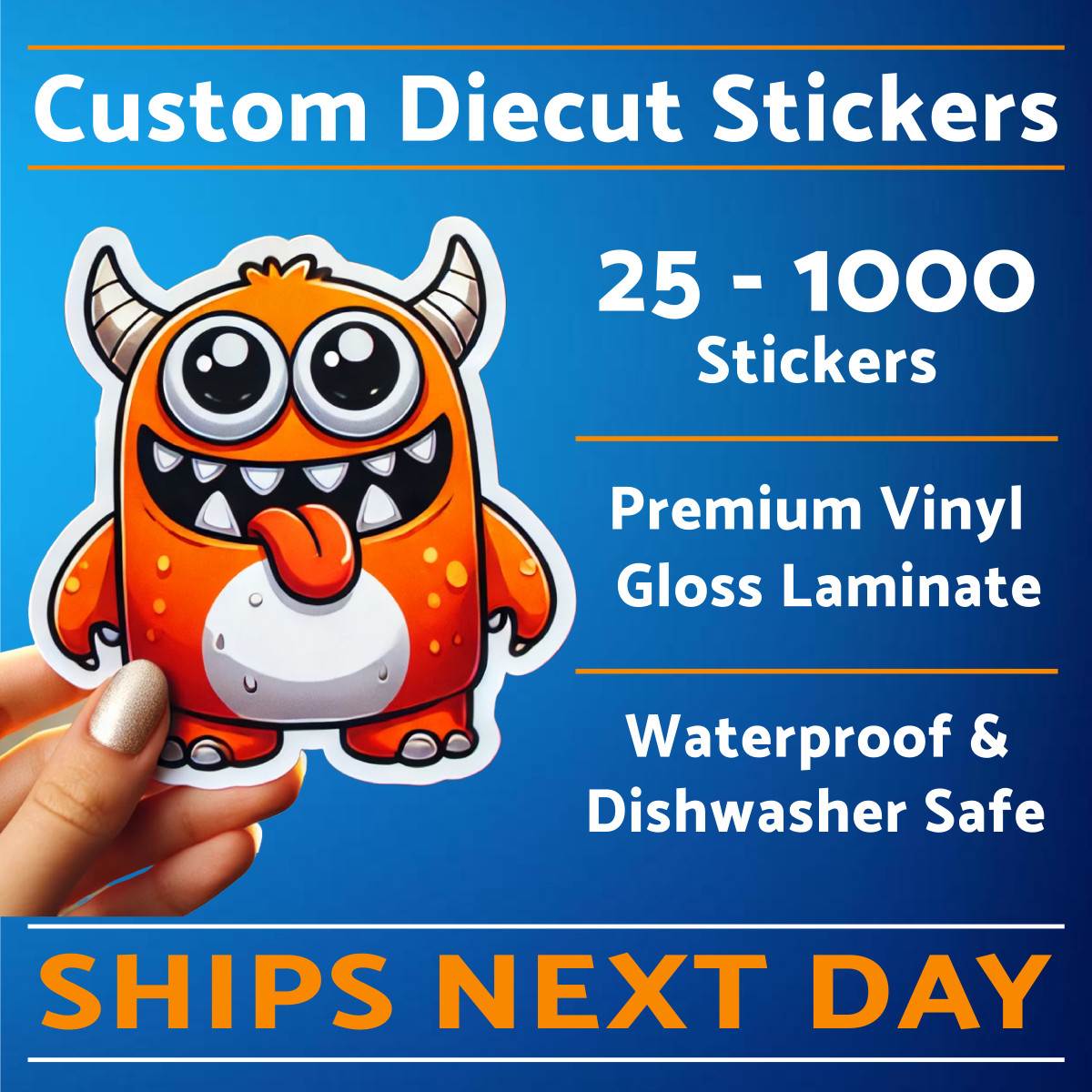 Custom stickers | Die Cut Product Labels | Business Logo Stickers | Bulk Decals gallery