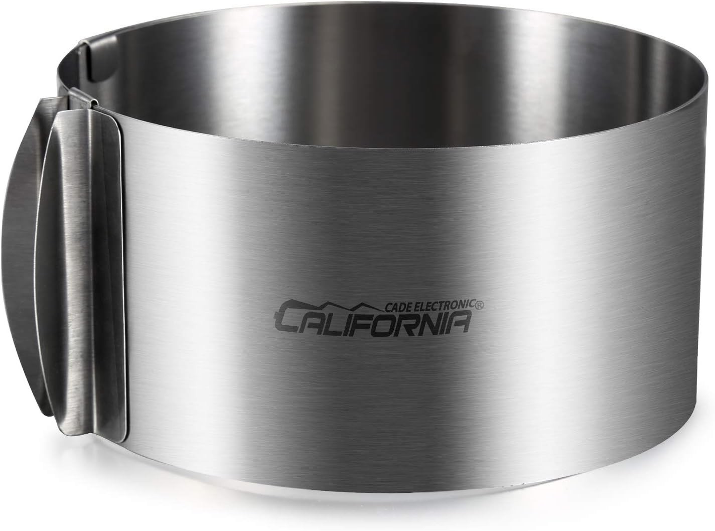Cake Mold-Cake Ring-Adjustable Round Stainless Steel 6 to 12 Inch, 6 Inch Bak... gallery