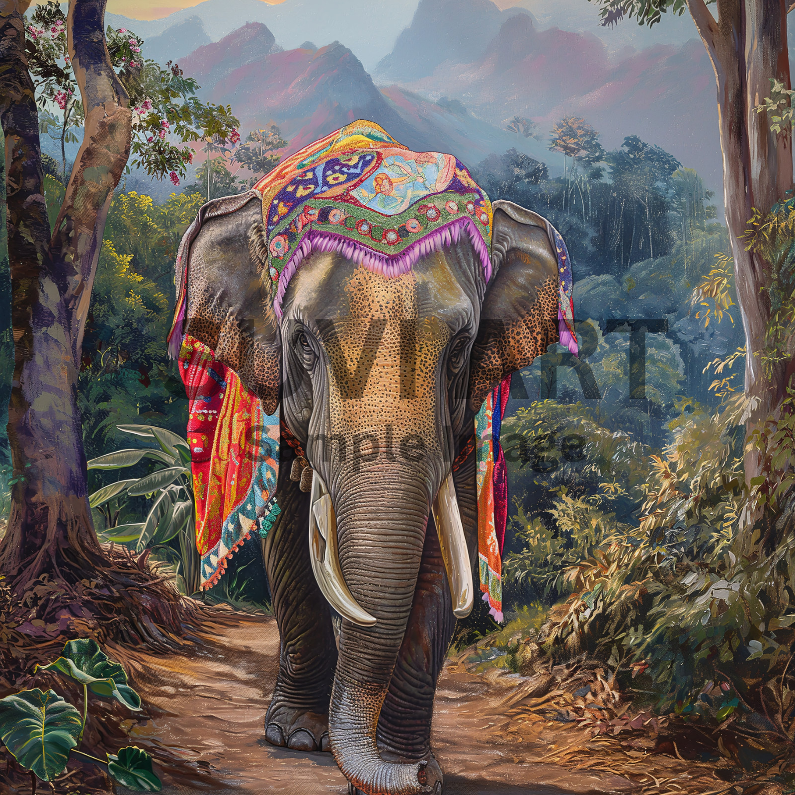 Digital Image Picture Wall art Beautiful Elephant for living and bed room A-29 gallery