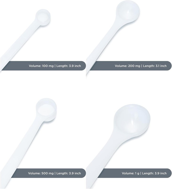 Dosing Spoon Milligram Measuring Spoons Set 3/7 Exact Dosing from 6 Mg to 1g mg gallery