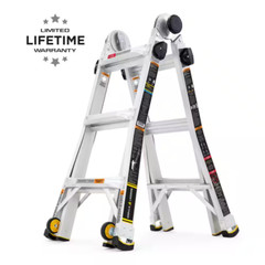 Gorilla Ladders Multi-Position Ladder 14 ft. Reach Height 375 lbs. Load Capacity