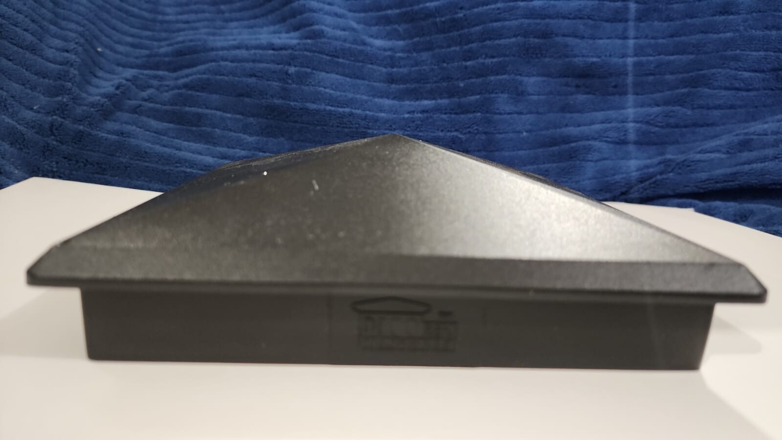DECOREX HARDWARE POST CAP for WOOD ~ BLACK 6'' X 6'' Aluminium Pyramid gallery