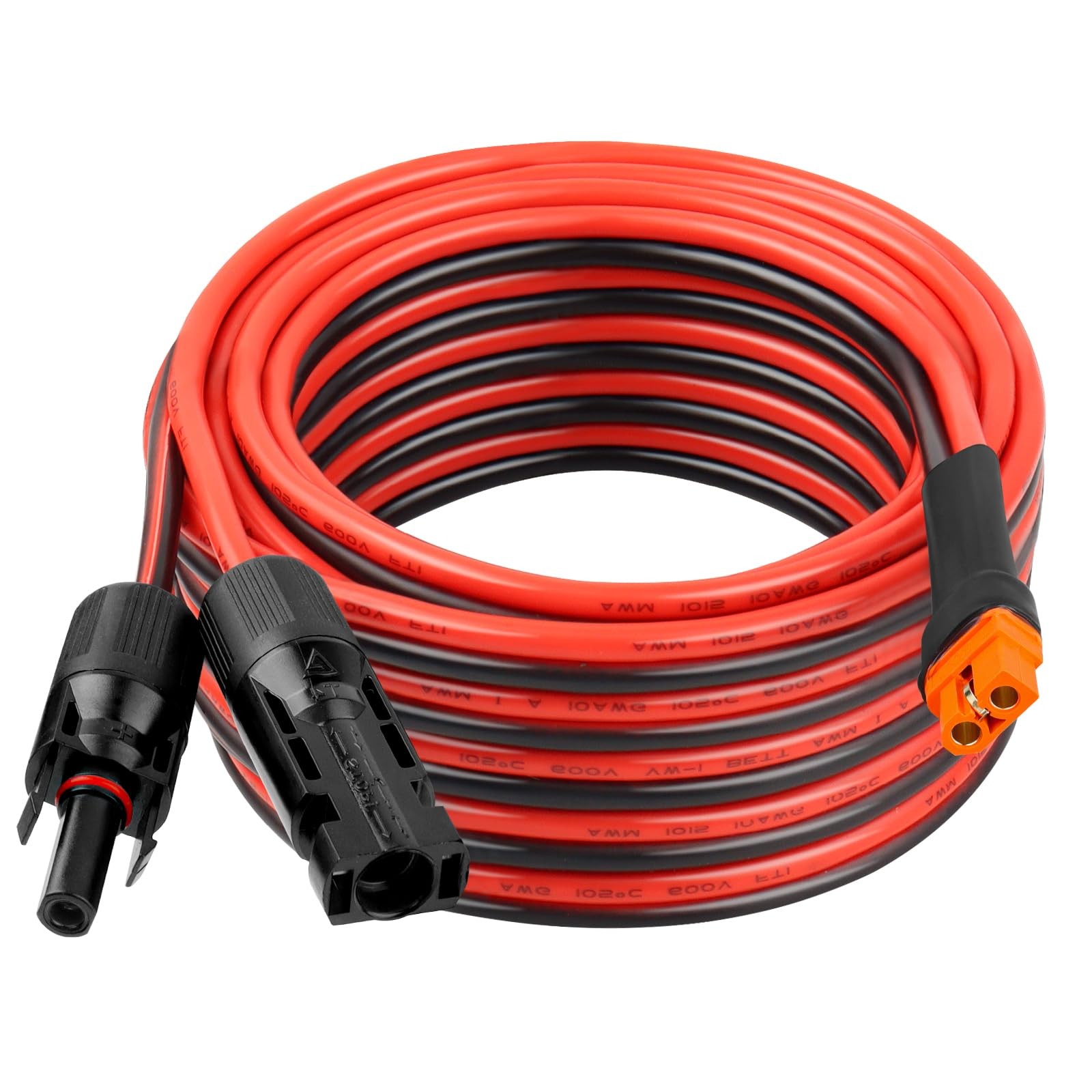 10AWG 25FT Solar to XT60i Extension Cable 3 6 10 35 50 75 100FT Heavy Duty Ad... gallery