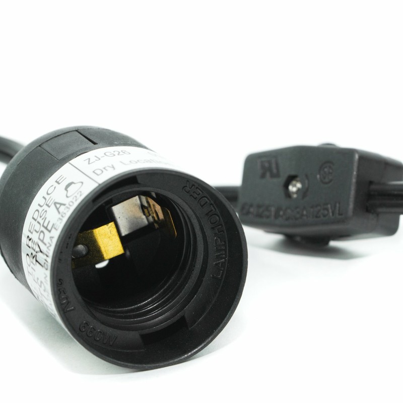 12ft E26/E27 Hanging Lantern Socket Holder Cord with On/Off Switch gallery