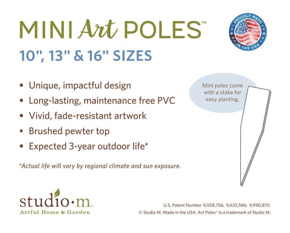 Studio M - 13" Mini Art Pole - So Grateful - PL5083 gallery