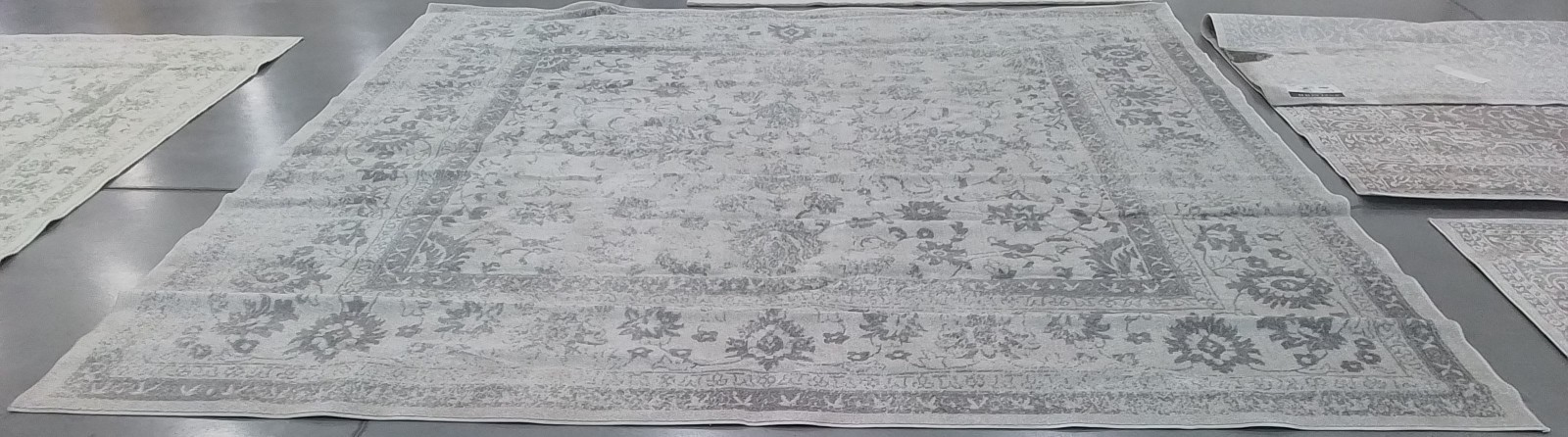 IVORY / SILVER 12'-0" x 12'-0" Flaw in Rug Reduced Price 1172774799 ADR109C-12SQ gallery