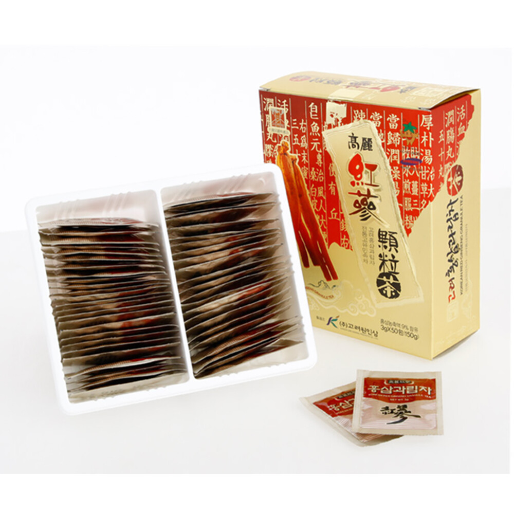 Korean Red Ginseng Granule Tea - 50 Tea bags gallery