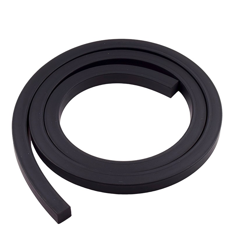 Solid Black Nitrile NBR Rubber Strip - Various Lengths, Widths And Thicknesses gallery