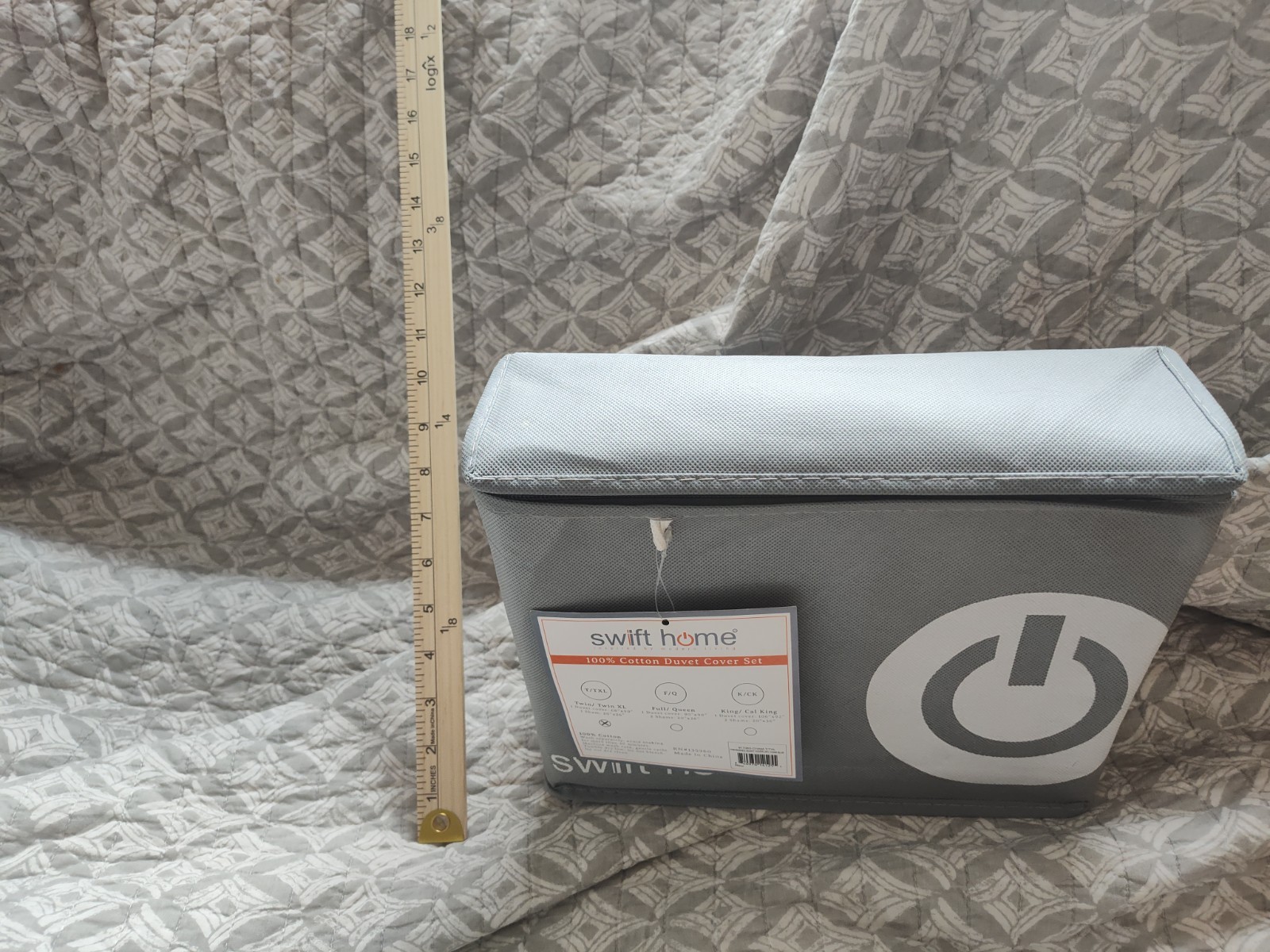 Swift Home Twin Extra Long Duvet , Lite Denim Blue gallery