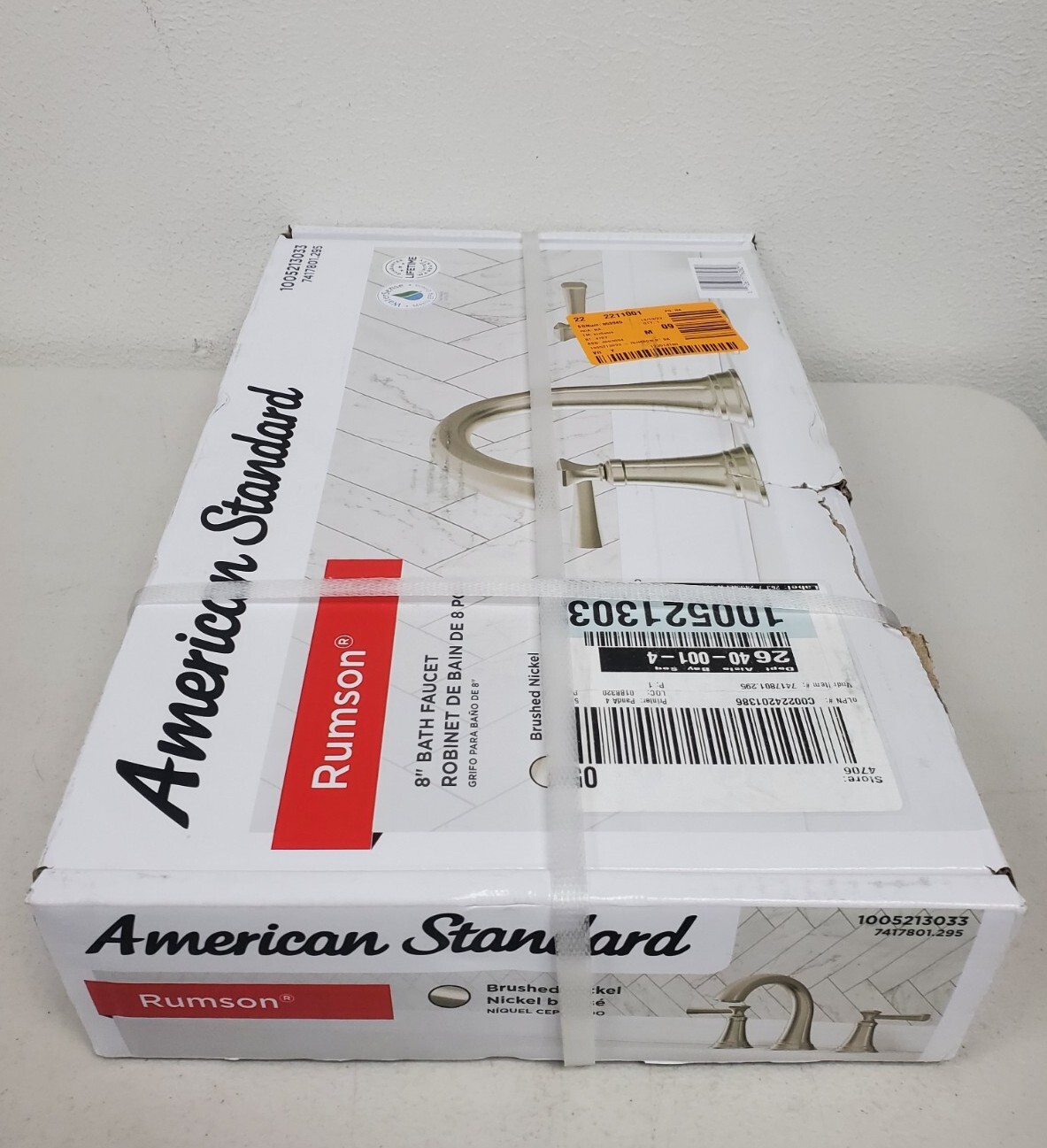American Standard Rumson 8" 2-Handle Widespread Bathroom Faucet - Brushed Nickel gallery