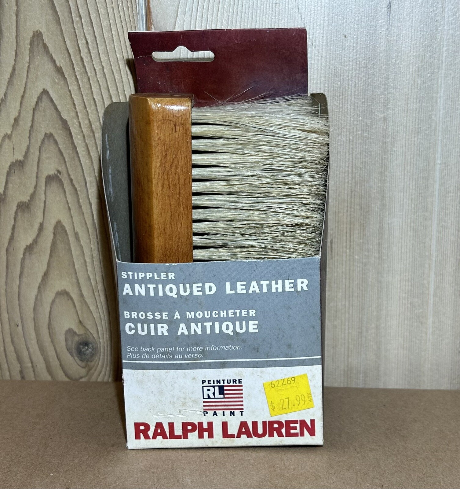 RALPH LAUREN STIPPLER ANTIQUED LEATHER BRUSH 720009 VINTAGE 2006 Paint Texture gallery