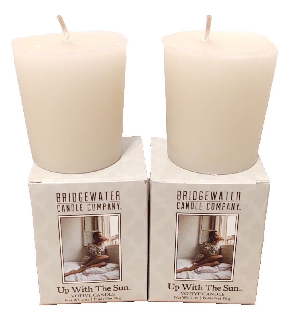 Bridgewater Up With The Sun scented Votives lot 2 candle cube New gallery
