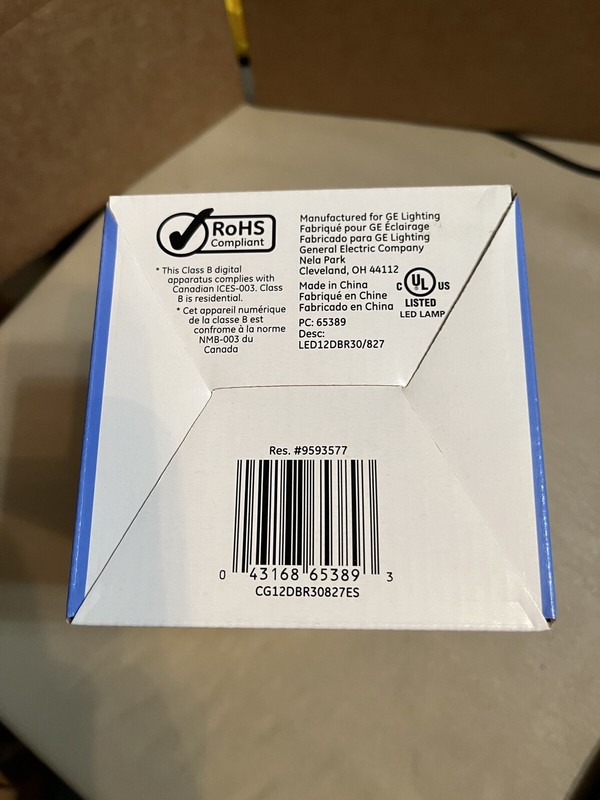 GE Energy Smart LED Lamp; Dimmable 2700K; 750 Lumens; 12 Watts - NEW gallery