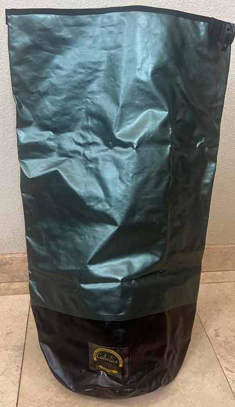 Cabela's Green Waterproof Duffle Bag 2