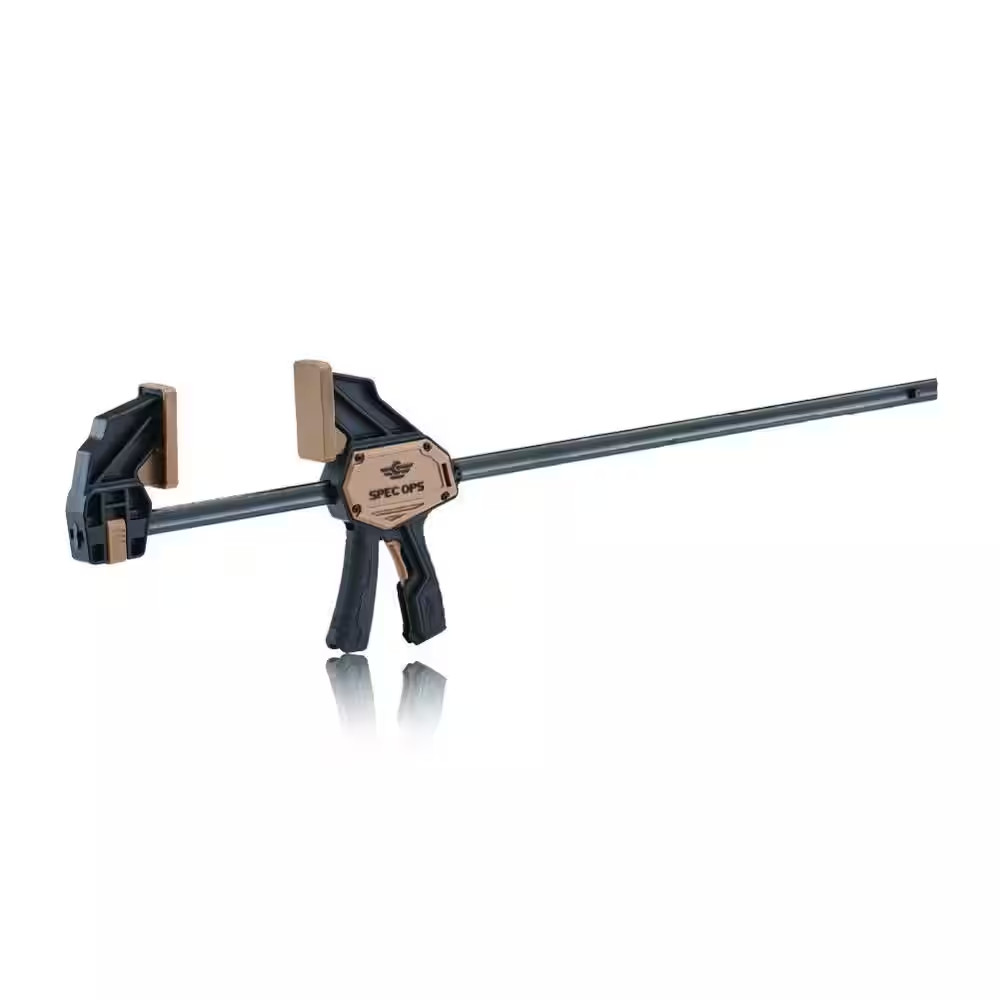 25 In. 330 Lbs. Trigger Clamp, Large 1-Handed Clamp, 25-1/8" Clamp Range, 33-1/2 gallery