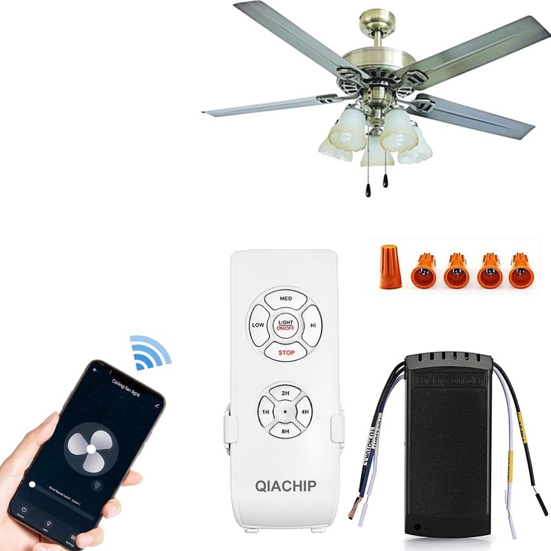 Universal WiFi Ceiling Fan Light Remote Control Kit for Alexa & Google gallery