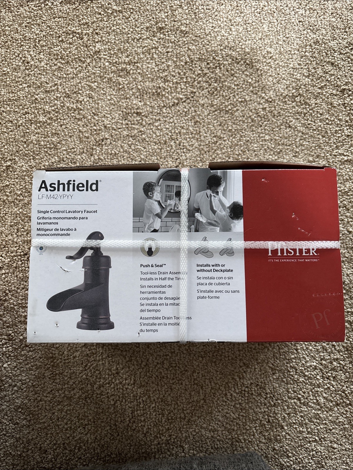 Pfister LF-M42-YPYY Ashfield Rustic Single Control 4" Centerset Bathroom Faucet gallery