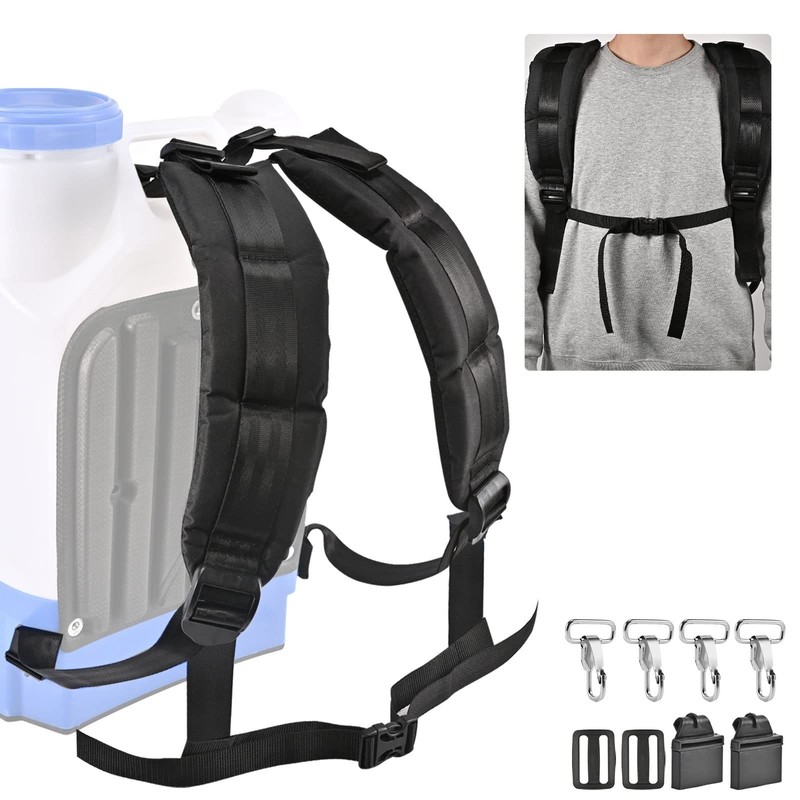 Backpack Sprayer Replacement Straps & Hooks - Universal Fit for Most Models gallery
