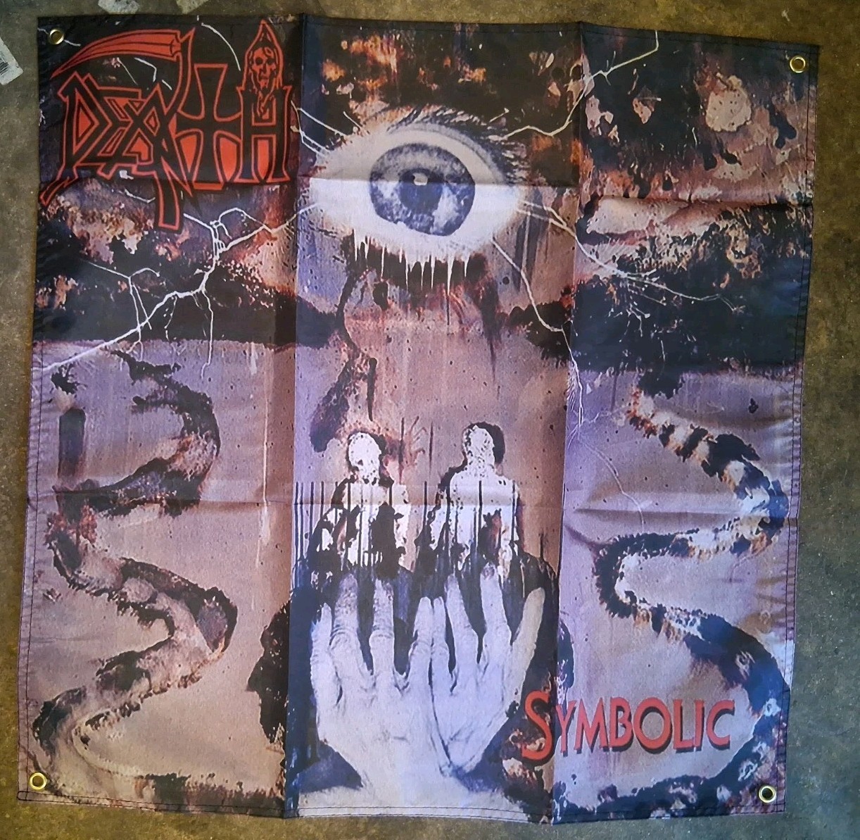 Death Symbolic 2x2 Ft Banner Flag Poster gallery