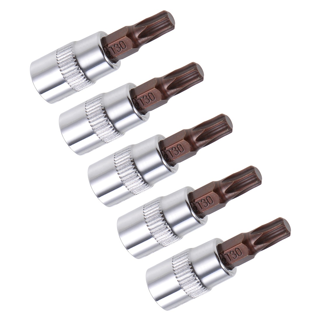 5 Pcs 1/4-Inch Drive Bit Socket Torx T30 S2 Steel 38mm Length gallery