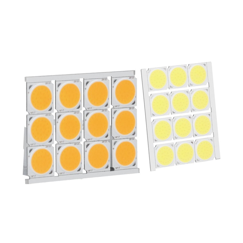 12Pcs COB Light Source High Power Round LED Chip 12W 36‑41V 1080LM for DIY gallery