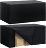 2 Pack Fitted Tablecloth 6ft Rectangle 72x30in Black Water Resistant Table Cover gallery