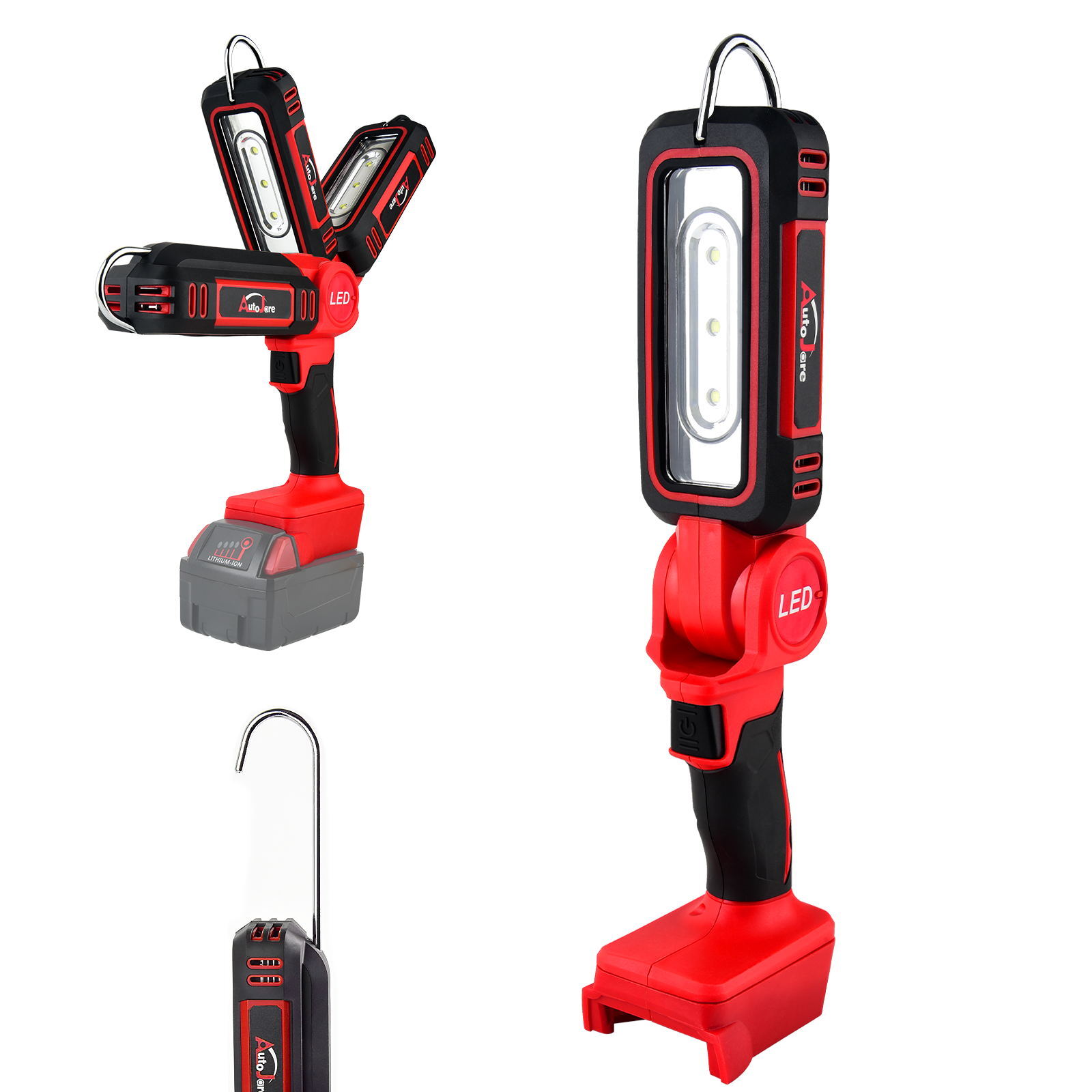 LED Work Light Cordless for Milwaukee M18 18V Battery 30W 3000LM Outdoors Lamp gallery