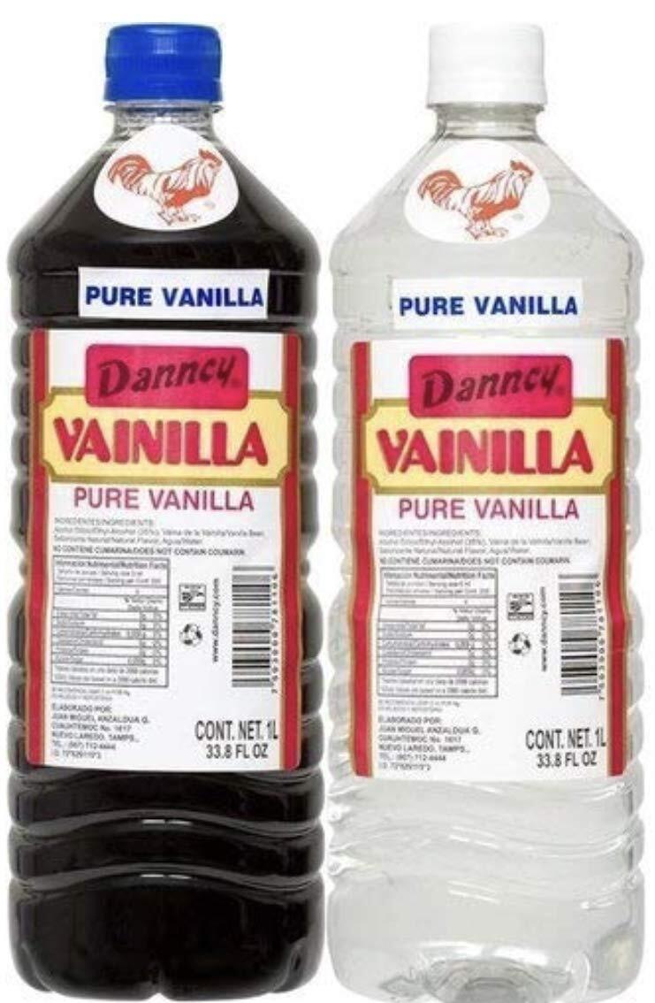 Danncy Pure Vanilla Extract From Mexico 33oz Each 2 Plastic Bottle Lot Sealed gallery