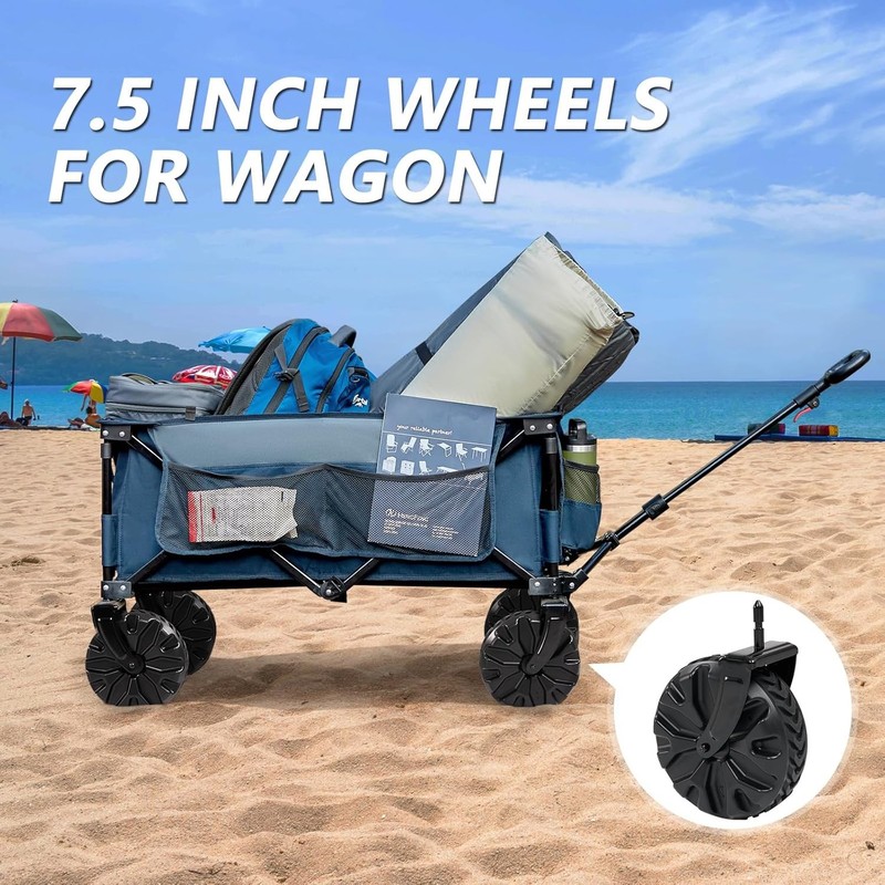 Genuine Timber Ridge Replacement Wheel, Plastic W/TPR Tread for Utility Wagon gallery
